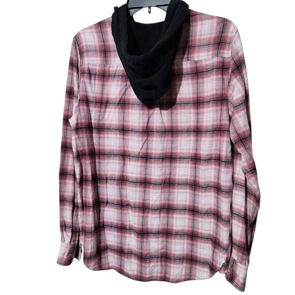 Pacsun Hoodie Sweater For Women Size Small Pink Front Buttons - Picture 3 of 11